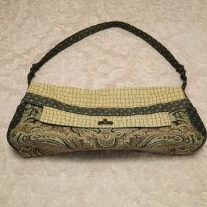 Hand Crafted 💚 Tapestry Shoulder Bag